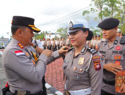 Polres Sintang Gelar Upacara Korp Raport Kenaikan Pangkat Periode 1 Januari 2026