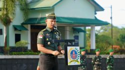 Korem 121/Abw Gelar Upacara Bendera Di Awal Januari Tahun 2026