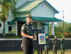 Korem 121/Abw Gelar Upacara Bendera Di Awal Januari Tahun 2026