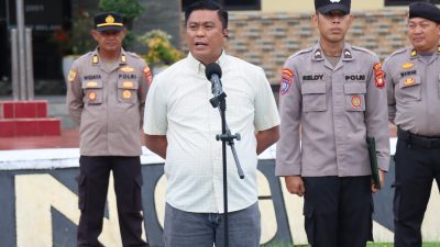 AKP Ambril, S.H., M.A.P, Pamit Kepada Personel Polres Melawi