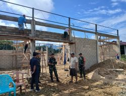 Dandim 1209/Bengkayang Lakukan Monitoring Langsung Pembangunan Koperasi  Merah Putih