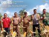 Bhabinkamtibmas Hadiri Panen Perdana Tanaman Jagung Di Desa Songga