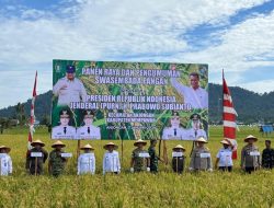 Indonesia Resmi Swasembada Pangan Forkopimda Kalbar Gelar Panen Raya Serentak Bersama Presiden RI Di Mempawah