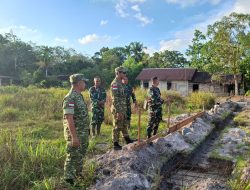Dandim 1209/Bengkayang Dampingi Kunjungan Kerja Danrem 121/Abw Dalam Peninjauan Pembangunan Batalyon TP 836/PP