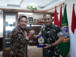 Danrem 121/Abw Jalin Silaturahmi Dengan Kepala BPN Provinsi Kalimantan Barat