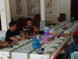 Jaga Keakraban Babinsa Sungai Bening Gelar Komsos Bersama Warga Binaan