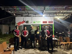 Kasat Samapta Polres Ketapang Laksanakan Patroli Sambang Poskamling Di Desa Kalinilam