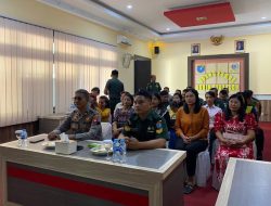 Kodim 1204/sanggau Rayakan Natal Bersama Kasad Jenderal TNI Maruli Simanjuntak Melalui Vicon