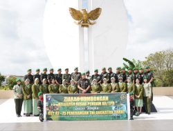Peringati 75 Tahun Penerangan TNI AD Kapendam XII/Tpr Pimpin Ziarah Di TMP Dharma Patria Jaya