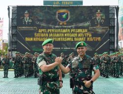 Tongkat Komando Berganti Mayjen TNI Novi Rubadi Sugito, S.I.P., M.Si., Resmi Pimpin Pasukan Kodam XII/Tpr