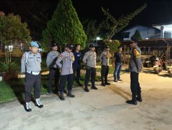 Kapolsek Simpang Hulu Pimpin Langsung Blue Light Patrol Antisipasi Gangguan Kamtibmas Dan Penertiban Knalpot brong