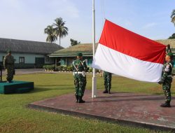 Kodim 1204/Sanggau Menggelar Upacara Bendera 