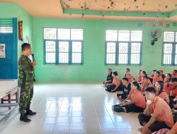 Koramil 1204-13/Belitang Hulu Sosialisasikan Rekrutmen TNI AD Tahun 2026 di SMA N 1 Belitang Hulu