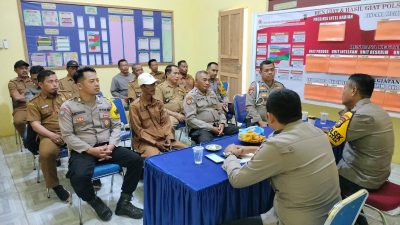 Polsek Matan Hilir Selatan Gelar Rapat Koordinasi Kesiapan Penanaman Jagung Satu Hektar Satu Desa