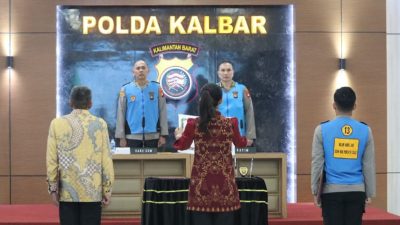 Jamin Transparansi, KARO SDM Polda Kalbar Pimpin Pengambilan Sumpah Dan Penandatanganan Pakta Integritas Seleksi SIPSS 2026