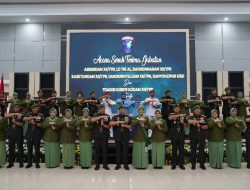 Segarkan Lini Kepemimpinan Pangdam XII/Tpr Pimpin Sertijab Sejumlah Pejabat Kodam