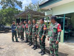 Wujud Rasa Bangga Kepada Babinsa Danrem 121/Abw Kunjungi Koramil 12 Parindu Kodim 1204/Sanggau