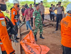 Dapat Laporan Warganya Polsek Muara Pawan Datangi TKP Penemuan Mayat Di Sungai Dekat Dermaga PT GLG
