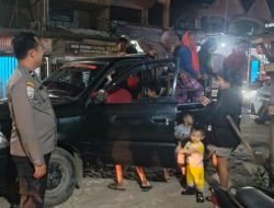 Pastikan Situasi Tetap Kondusif Personel Subsektor Sompak Laksanakan Patroli Kamtibmas Malam Hari