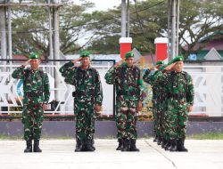 Pasi Pers Kodim 1206/Putussibau Bersama Forkopimda Hadiri Upacara HUT Pemprov Kalbar Ke-69 Di Kapuas Hulu