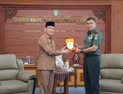 Rajut Harmoni Pangdam XII/Tpr Perkuat Sinergitas Dengan Gubernur Dan Pejabat Forkopimda