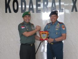 Perkuat Sinergi Di Kalbar Pangdam XII/Tpr Sambangi Markas Kodaeral XII