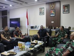 Danrem 121/Abw Silaturahmi Ke Kantor Wilayah BEA Dan Cukai Kalimantan Bagian Barat