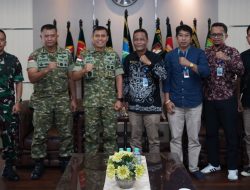 Perkuat Sinergi Informasi Pangdam XII/Tpr Terima Kunjungan Kepala LPP RRI Pontianak