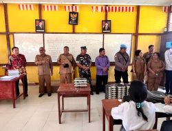 Danramil Kembayan Hadiri Launching Program Makan Bergizi Gratis Di Kecamatan Kembayan