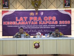 Ops Keselamatan Kapuas 2026  Personil Yang Terlibat Operasi Laksanakan Latpra Ops Di Aula Polres