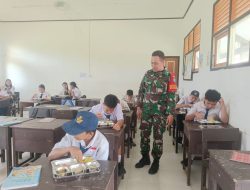 Dukung Program Pemerintah, Kodim 1209/Bengkayang Kawal Distribusi Makan Bergizi Gratis Di Perbatasan