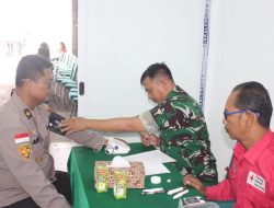 Persit KCK Cabang L Kodim 1206/Putussibau Gelar Bakti Sosial Donor Darah Peringati HUT Ke-80
