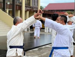 85 Personil Polresta Pontianak ikuti Ujian Bela Diri untuk Usulan Kenaikan Pangkat TMT 1 Juli 2026