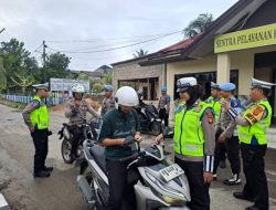 Personel Terkejut Kendaraan Diperiksa Saat Hendak Apel Di Mako Polres Landak