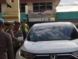 Dalam Rangka Ops Keselamatan Kapuas 2026 SiPropam Polres Ketapang Gelar Pengecekan Surat Kendaraan Dan SIM