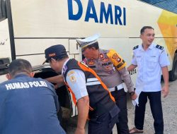 Wakaopsres Ops Keselamatan Kapuas 2026 Pimpin Ramcheck Angkutan Umum Di Terminal Nanga Pinoh