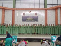 Jelang HUT Persit Ke-80, Kodim 1208/Sambas Gelar Donor Darah