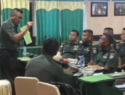 ‎Korem 121/Abw Terima Tim Target Info Data Teritorial Satuan Komando Kewilayahan Tahun 2026 Dari Pusterad