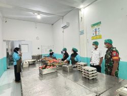 Babinsa 1204-19/mukok Pantau Distribusi Program Makan Bergizi Gratis