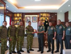 Akhiri Tugas Di Ufuk Timur Pangdam XII/Tpr Kunjungi Pangdam XVII/Cen
