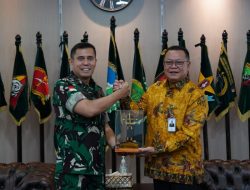 Jalin Sinergi Dan Kerja Sama  Pangdam XII/Tpr Sambut Hangat Kunjungan Dirut Bank Kalbar