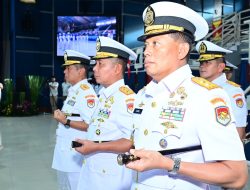 Komitmen Kuatkan Stabilitas Maritim Nasional, Dankodaeral XII Hadiri Sertijab Strategis Koarmada RI