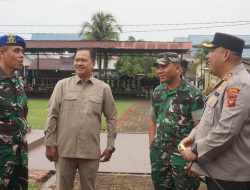 Dandim 1206/Putussibau Hadiri Apel Sinergitas Penertiban PETI Di Kecamatan Suhaid