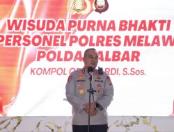 Kompol Oding Ardi Resmi Purna Bhakti Polres Melawi Gelar Wisuda Di Aula Tri Brat