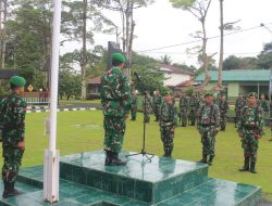 Perdana, Kasdim 1206/Putussibau Pimpin Upacara Bendera Mingguan