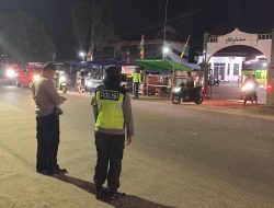 Polres Ketapang Intensifkan Pengamanan Ibadah Sholat Tarawih Di Wilayah Kecamatan Delta Pawan