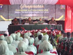‎Danrem 121/Abw Dampingi Pangdam XII/Tpr Kunjungan Kerja Ke Kodim 1202/Singkawang Tekankan Para Prajurit Untuk Menjaga Kemanunggalan TNI Dengan Rakyat