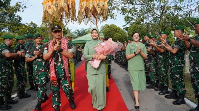 Pertegas Profesionalisme Prajurit Pangdam XII/Tpr Kunjungi Markas Brigif 19/KH