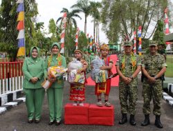 Gegap Gempita Sambut Kunjungan Perdana Pangdam XII/Tpr Di Korem 121/Abw