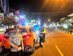 Kasat Samapta Polres Ketapang Pimpin Kegiatan UKL I Antisipasi Balap Liar Dan Knalpot Brong Di Kota Ketapang